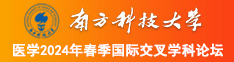 抽插爆草迷奸咪咪爱视频南方科技大学医学2024年春季国际交叉学科论坛
